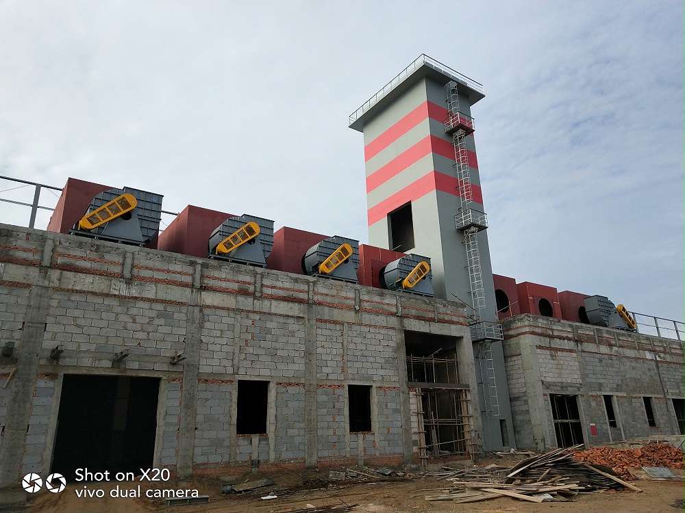 噴淋塔+活性炭吸附塔【澳納森】 噴淋塔+活性炭吸附塔